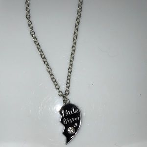 Little Sister Half Heart Necklace
